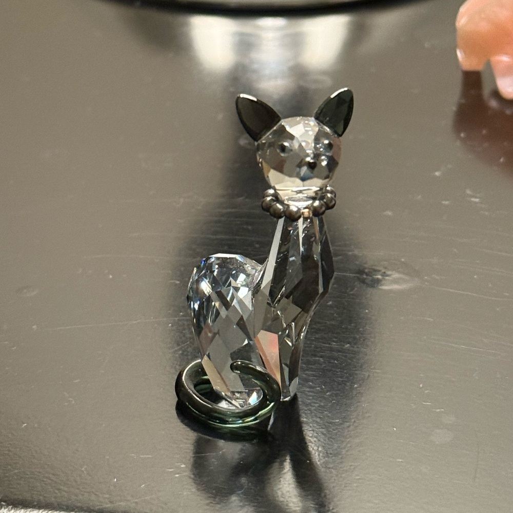 Swarovski animal figurine - cat 🐈‍⬛